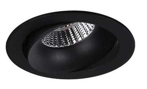 Check Recessed Spotlight Max Light Arya Tilted Black 8W 3000K H0099