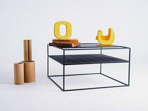 MATRIX METAL 80 coffee table - black small 2
