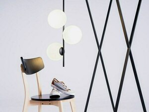 Pendant lamp BOBLER vertical - black small 1