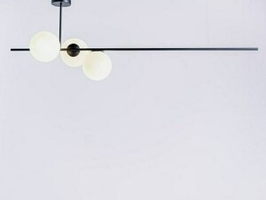 BOBLER horizontal pendant lamp - black small 3
