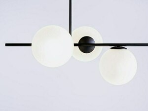 BOBLER horizontal pendant lamp - black small 4