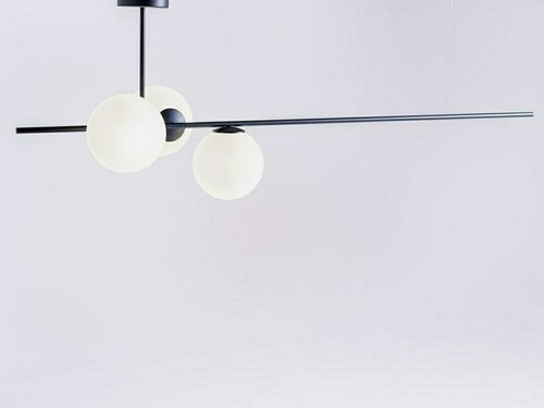 Check BOBLER horizontal pendant lamp - black