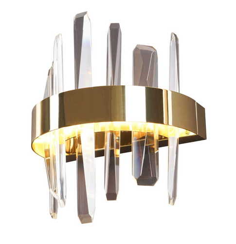 Check Wall Light Max Light Prince W0287 Gold LED 12W Indoor