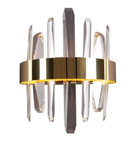 Check Wall Light Max Light Prince W0287 Gold LED 12W Indoor