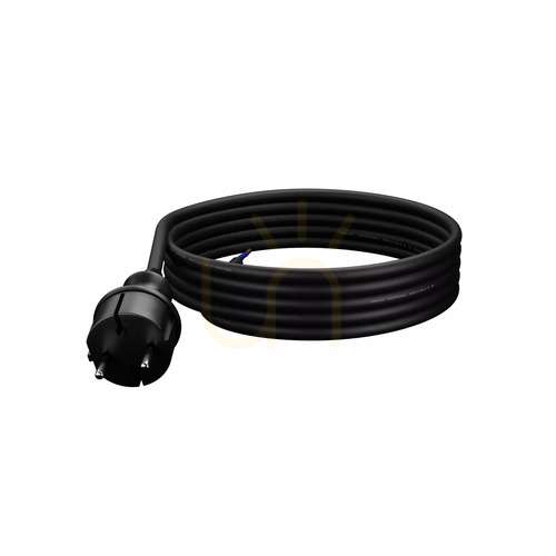 Check Connection cable with plug 3m IP44 black 2x1.0