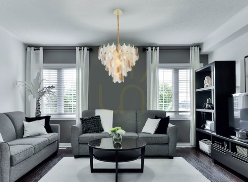Check Pendant Light Max Light Arwena P0418 Gold 15-Light E14 80 cm