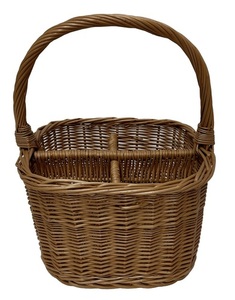 Wicker basket for four bottles - eco - handmade 0 Wicker basket for four bottles - eco - handmade small 0