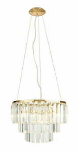 Max Light Monaco P0423 gold pendant light, 9 × G9, 42 cm small 0