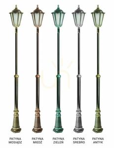 Outdoor Pole Light SU-MA Retro Maxi Black Patina 190-290 cm OGMWN 1 small 6