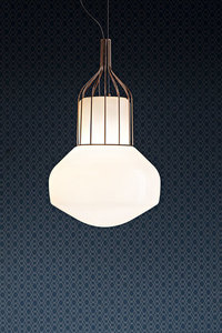 Hanging lamp Fabbian Aérostat 43cm - shiny copper - F27A13 41 2 Hanging lamp Fabbian Aérostat 43cm - shiny copper - F27A13 41 small 2