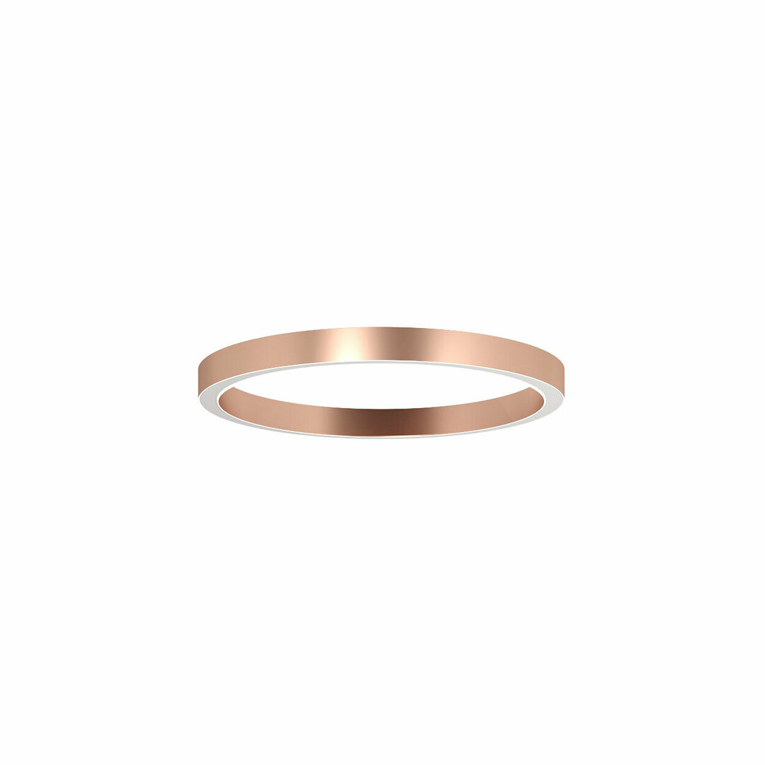 ALFREDO 1000 / U ceiling LED PHILIPS LV 69.4W / 10364lm / 3000K / TD / CAS, 230V, copper color (smooth mat)