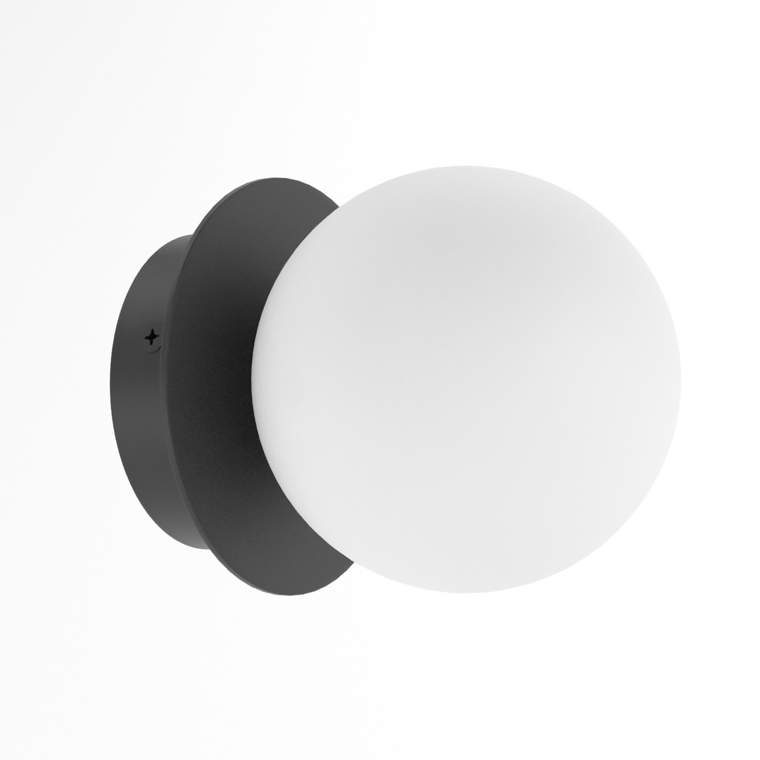 COTTON wall lamp fi100 max. 1x1.9W, G9, 230V, black (mat) RAL 9017