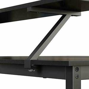 Black corner desk LWD56BK small 4