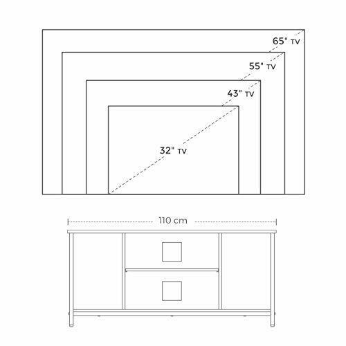 Show Loft RTV console rustic brown LTV39BX Loft RTV console rustic brown LTV39BX
