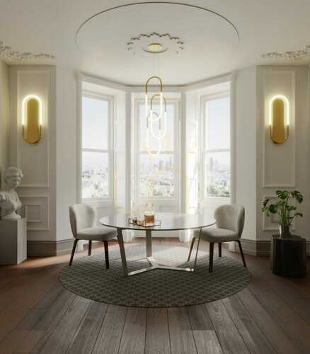 Check Wall light Max Light Olivia W0290D gold LED 15W 3000K 83 cm