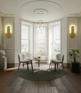 Wall light Max Light Olivia W0290D gold LED 15W 3000K 83 cm small 2