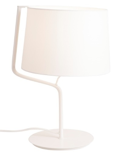 Check Max Light Chicago T0028 Table Lamp, White, E27, 46 cm