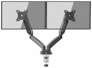 Desk holder for two monitors - gas spring - 13-32" 1 Desk holder for two monitors - gas spring - 13-32" small 1