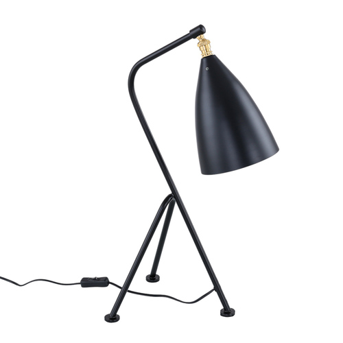 Check Italux Standing Lamp Black Modern E27 MTE2066/1