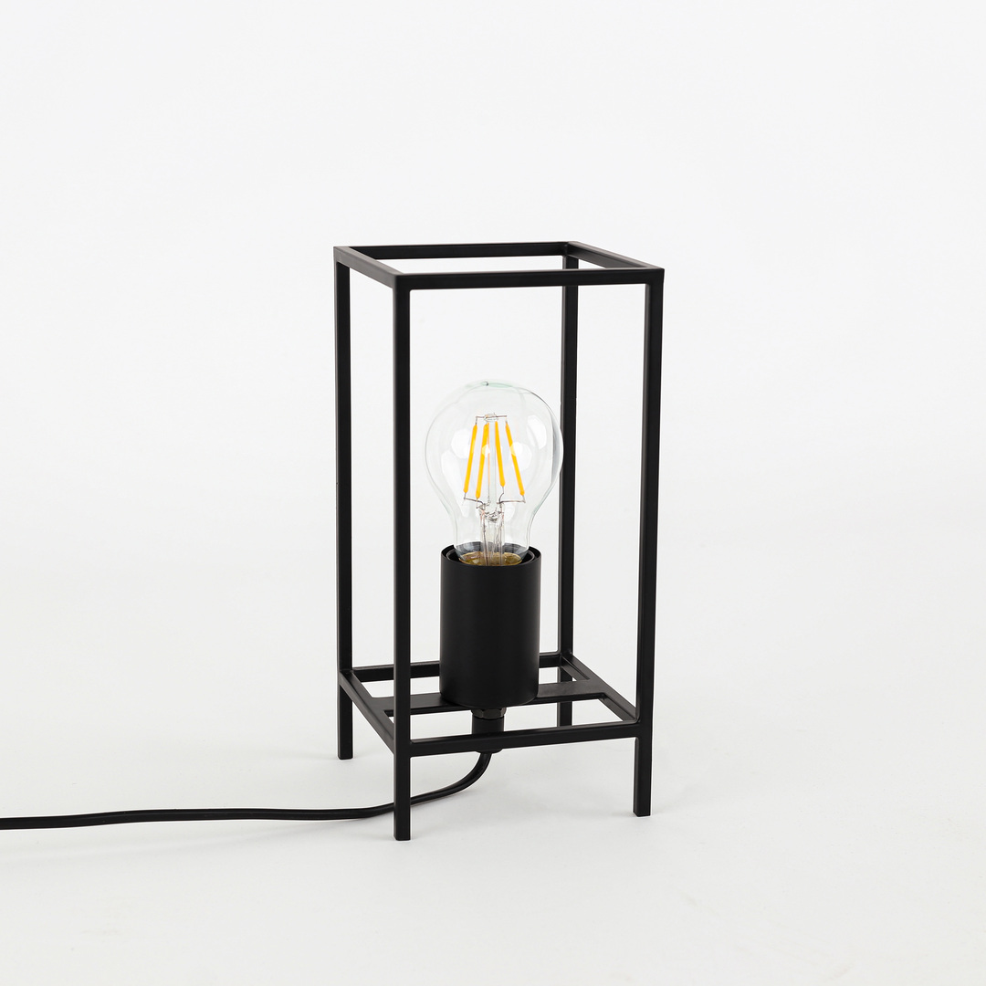 Desk Lamp Italux Melando Black Steel E27 TB-3343-1S-BK