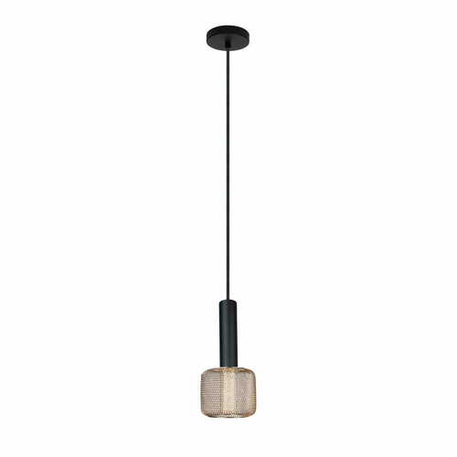 Check Pendant Light Max Light Mesh P0438 Gold Black 9 cm LED 5W 3000K
