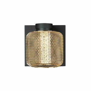 Indoor Wall Light Max Light Mesh W0293 Gold 12x12 cm 3000K small 0