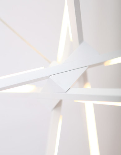 Check Pendant Light Max Light Spider P0270 White LED 114 cm