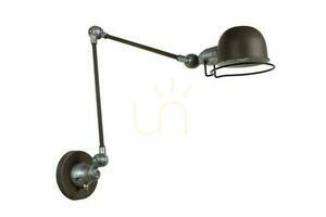 Lucide Honore Brown Metal Vintage Wall Lamp 45252/11/97 small 1
