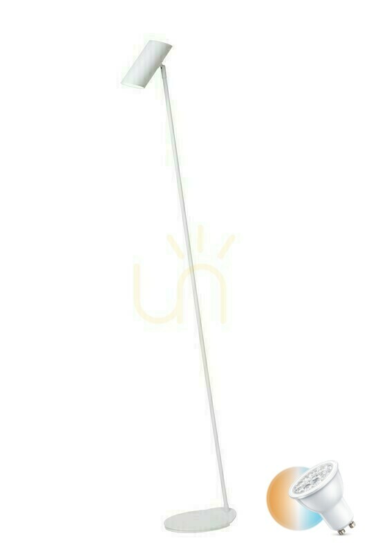 Lucide Hester White Metal LED Floor Lamp 19700/01/31