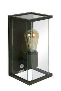 Lucide CLAIRE Anthracite IP54 E27 Outdoor Wall Light with Motion and Day/Night Sensor 27883/11/30 small 1