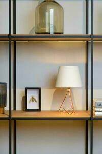 Table lamp Lucide Gitta copper with white shade E14 30 cm 47500/81/17 small 2