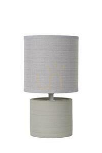 Lucide Greasby Gray Ceramic Japandi Table Lamp 47502/81/36 small 1