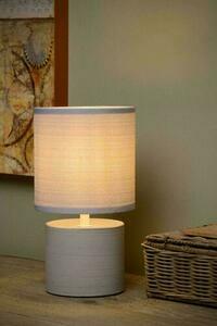 Lucide Greasby Gray Ceramic Japandi Table Lamp 47502/81/36 small 2