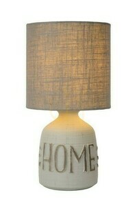 Lucide COSBY Grey Ceramic Table Lamp 47503/81/36 small 0