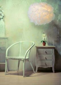 Lucide GOOSY White Textile Pendant Light 50cm 71367/50/31 small 2