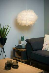 Lucide GOOSY White Textile Pendant Light 50cm 71367/50/31 small 3