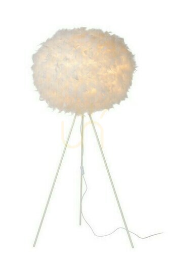 Check Lucide GOOSY White Textile Floor Lamp 71767/50/31