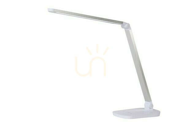 Lucide VARIO White LED Desk Lamp 8W 2700K Touch Dimmer 24656/10/31