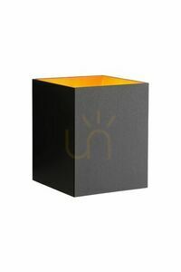 Lucide XERA Wall Light, Black with Gold Interior, G9, 10 cm, 23253/01/30 small 0
