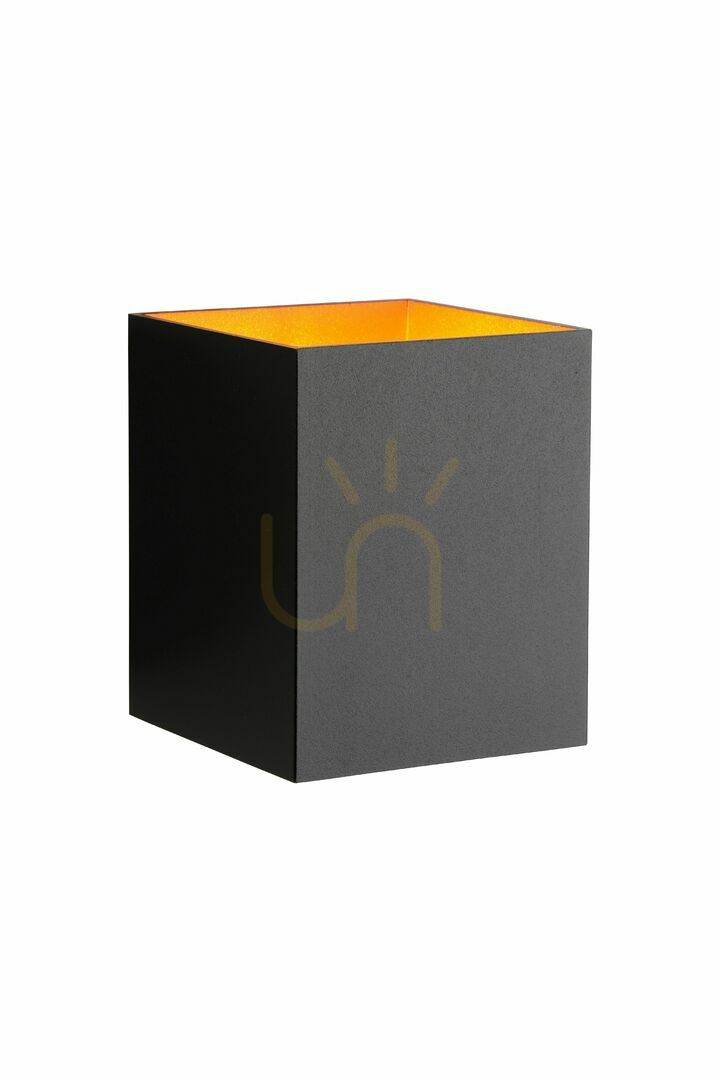 Lucide XERA black aluminum wall lamp 23253/01/30