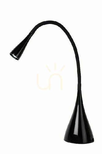 Check Lucide ZOZY Black LED Desk Lamp 18650/03/30