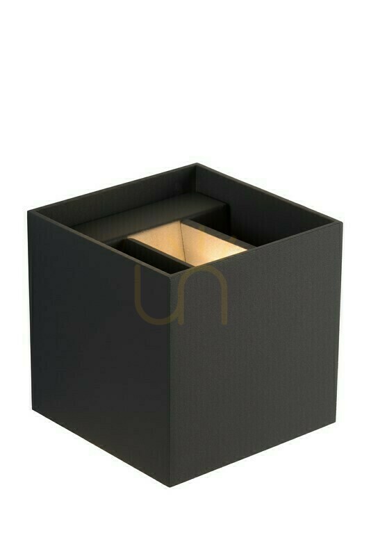 Lucide XIO Grey Aluminum LED Wall Lamp 09217/04/36