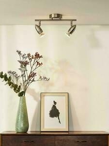 Lucide CARO-LED Silver 2-Light GU10 LED Ceiling Spotlight 13955/10/12 small 2