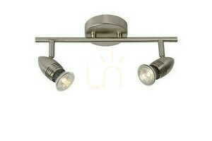 Lucide CARO-LED Silver 2-Light GU10 LED Ceiling Spotlight 13955/10/12 small 5