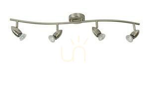 Lucide Caro-LED Silver 4-Light LED Ceiling Spotlight 13955/20/12 small 1