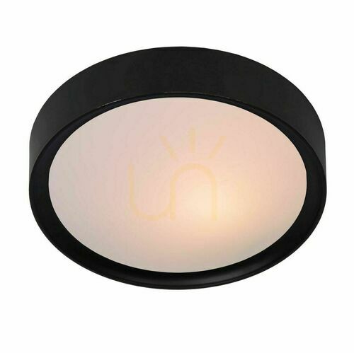 Check Lucide LEX Plafond czarny 25 cm E27 IP20 08109/01/30