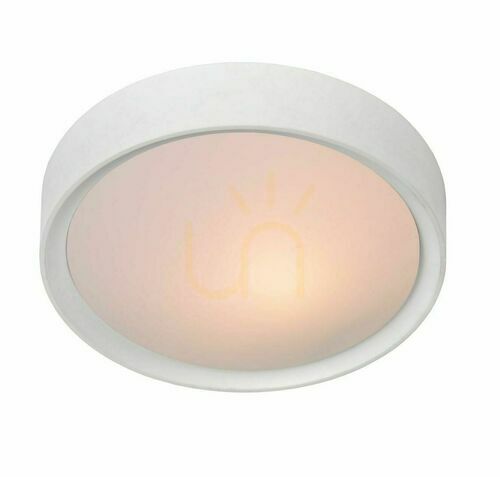 Check Lucide LEX White Modern Ceiling Light 25 cm E27 08109/01/31