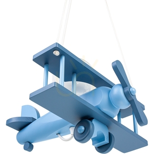 Small blue Airplane pendant light 1041025 small 3