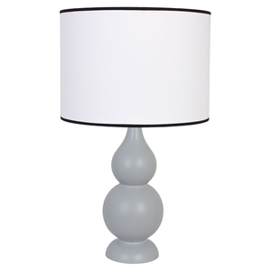 Table lamp SHISHA grey with white shade small 0