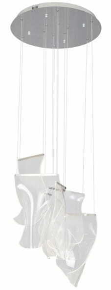 Check Pendant Light Max Light Silk P0371D LED Chrome 55 cm Pendant Light Max Light Silk P0371D LED Chrome 55 cm